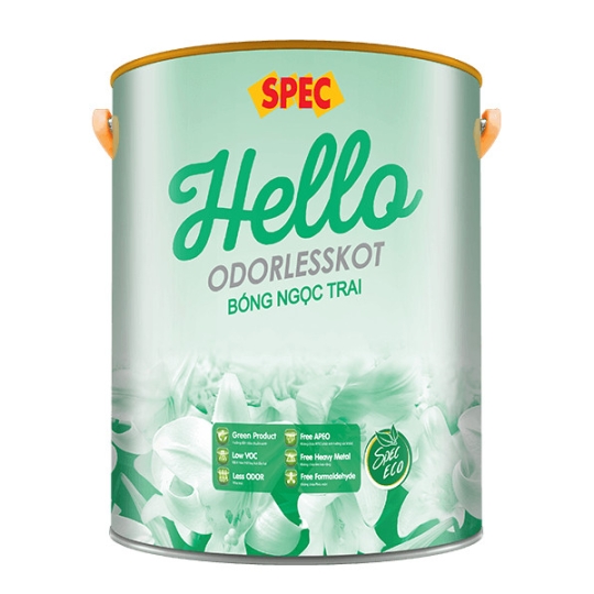 SPEC HELLO ODORLESSKOT BÓNG NGỌC TRAI SƠN PHỦ NGOẠI THẤT