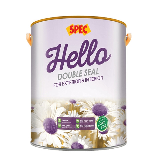 SPEC HELLO DOUBLE SEAL FOR EXTERIOR & INTERIOR SƠN LÓT CHỐNG THẤM, CHỐNG KIỀM CHUYÊN DỤNG