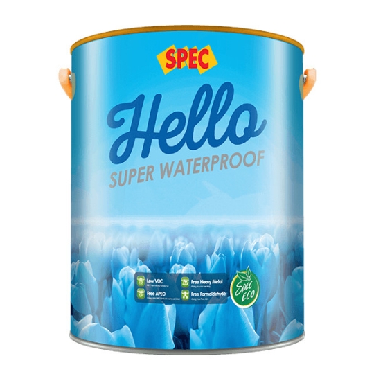 SPEC HELLO SUPER WATERPROOF SƠN CHỐNG THẤM CÔNG NGHỆ MỚI