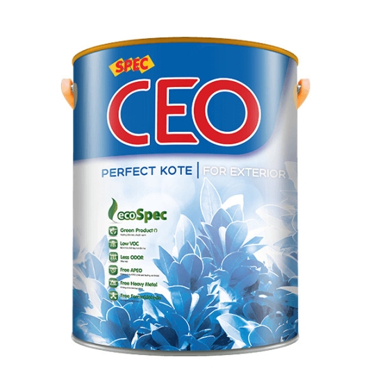 SPEC CEO PERFECT KOTE FOR EXTERIOR SƠN NGOẠI THẤT CHỐNG THẤM, BÓNG CAO CẤP