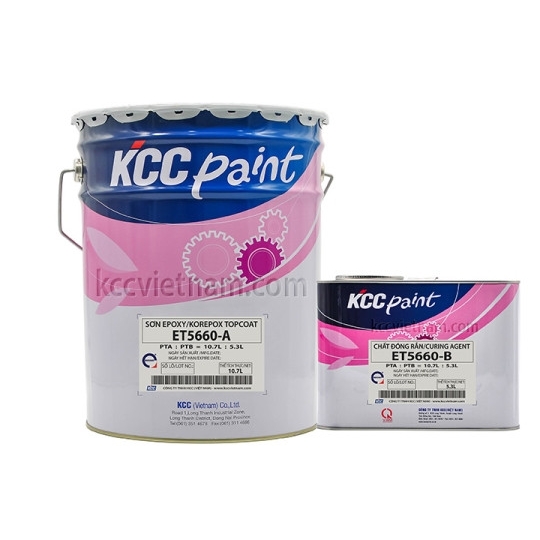 Sơn Epoxy Hệ Lăn 3 Lớp KCC ET5660