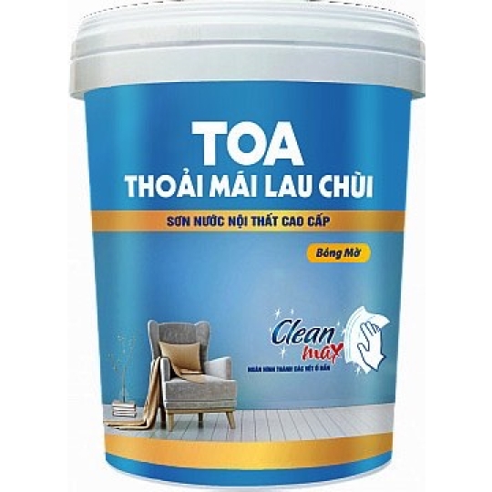 SƠN NƯỚC NỘI THẤT CAO CẤP TOA THOẢI MÁI LAU CHÙI ( BÓNG MỜ )