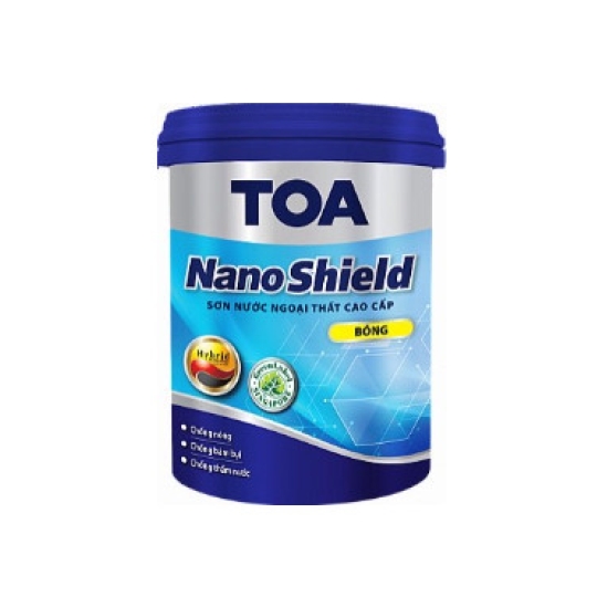 SƠN NƯỚC NGOẠI THẤT CAO CẤP TOA NANOSHIELD ( BÓNG )